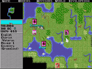 Civilization screenshot 3 for Amiga